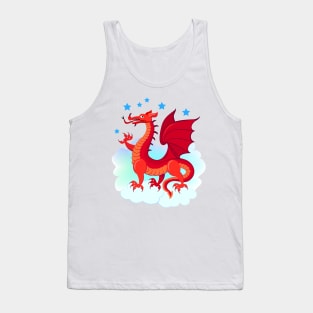 Fantastic red dragon Tank Top